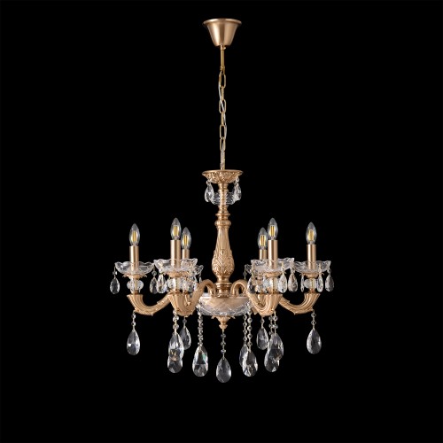Люстра Crystal Lux ELIZABETH SP6 BRASS