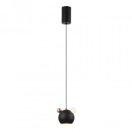 Светильник подвесной Crystal Lux AMIGO SP LED BLACK