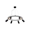 Светильник подвесной Crystal Lux CLT 015C6 D600 BL