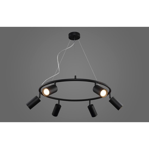 Светильник подвесной Crystal Lux CLT 015C6 D600 BL
