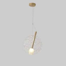 Светильник подвесной Crystal Lux FROZEN SP1 BRASS