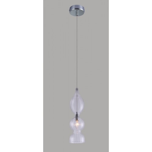 Светильник подвесной Crystal Lux IRIS SP1 B TRANSPARENT