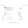 Светильник подвесной Crystal Lux LINEUP SP11W LED CHROME