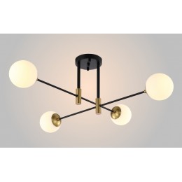 Светильник потолочный Crystal Lux FIDEL PL4 BLACK