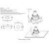 Светильник встраиваемый Crystal Lux CLT 033C1 BL