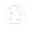 Бра Crystal Lux REAL AP18W LED BLACK