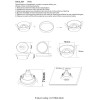 Декоративное кольцо внешнее Crystal Lux CLT RING 044C BL