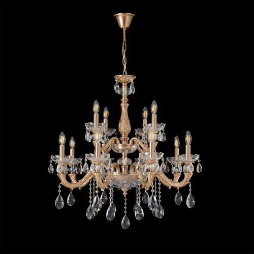 Люстра Crystal Lux ELIZABETH SP8+4 BRASS