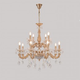 Люстра Crystal Lux ELIZABETH SP8+4 BRASS