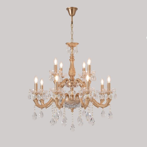 Люстра Crystal Lux ELIZABETH SP8+4 BRASS