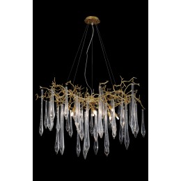 Люстра Crystal Lux REINA SP8 D1000 GOLD PEARL