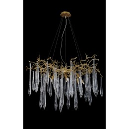 Люстра Crystal Lux REINA SP8 D1000 GOLD PEARL