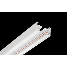 Шинопровод однофазный с питанием и заглушкой Crystal Lux CLT 0.11 01 L2000 WH