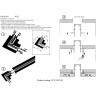 Соединитель для магнитного встраиваемого шинопровода угловой Crystal Lux CLT 0.223 01 BL