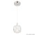 Светильник подвесной Crystal Lux BOX SP1 CHROME/TRANSPARENT Светильник подвесной Crystal Lux BOX SP1 CHROME/TRANSPARENT