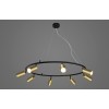 Светильник подвесной Crystal Lux CLT 015C8 D800 BL-GO