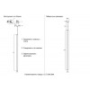 Светильник подвесной Crystal Lux CLT 036C800 BL