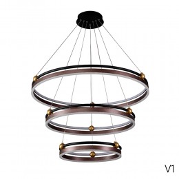 Люстра Crystal Lux FERNANDO SP158W LED COFFEE/BLACK