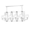 Люстры Crystal Lux NICOLAS SP10 L1300 NICKEL/WHITE