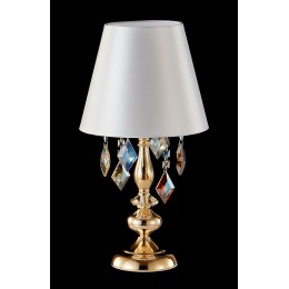Настольная лампа Crystal Lux MERCEDES LG1 GOLD/COLOR