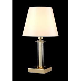Настольная лампа Crystal Lux NICOLAS LG1 GOLD/WHITE