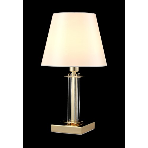 Настольная лампа Crystal Lux NICOLAS LG1 GOLD/WHITE