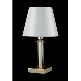 Настольная лампа Crystal Lux NICOLAS LG1 GOLD/WHITE