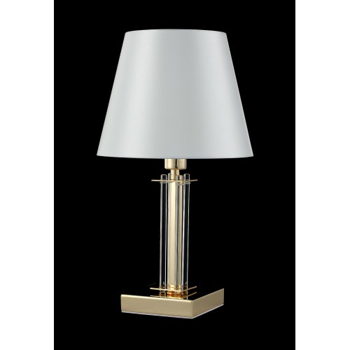 Настольная лампа Crystal Lux NICOLAS LG1 GOLD/WHITE