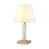 Настольная лампа Crystal Lux NICOLAS LG1 GOLD/WHITE