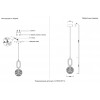 Светильник подвесной Crystal Lux CATKIN SP1.2