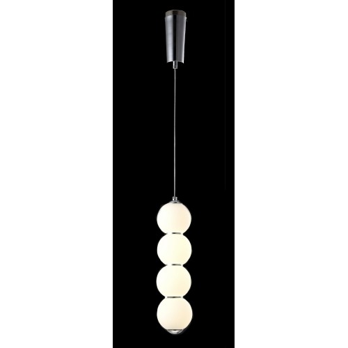 Светильник подвесной Crystal Lux DESI SP4 CHROME/WHITE