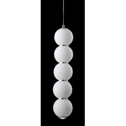 Светильник подвесной Crystal Lux DESI SP5 CHROME/WHITE