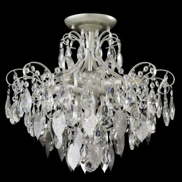 Светильник потолочный Crystal Lux ESMIRALDA PL4 SILVER