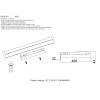Светильник трековый магнитный Crystal Lux CLT 0.33 001 12W BL M4000K