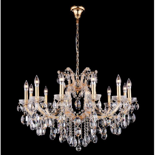 Люстра Crystal Lux HOLLYWOOD SP12 GOLD