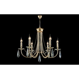 Люстра Crystal Lux VICTORIA SP6 GOLD/AMBER