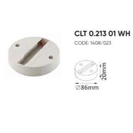 Основание для самостоятельного монтажа трековых однофазных светильников Crystal Lux CLT 0.213 01 WH