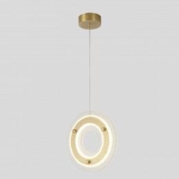 Светильник подвесной Crystal Lux DIEGO SP25W LED BRASS