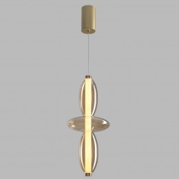 Светильник подвесной Crystal Lux QUASAR SP14W LED AMBER