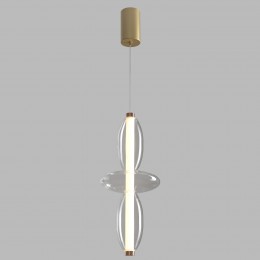 Светильник подвесной Crystal Lux QUASAR SP14W LED TRANSPARENT