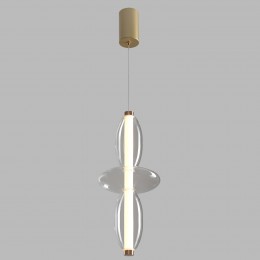 Светильник подвесной Crystal Lux QUASAR SP14W LED TRANSPARENT