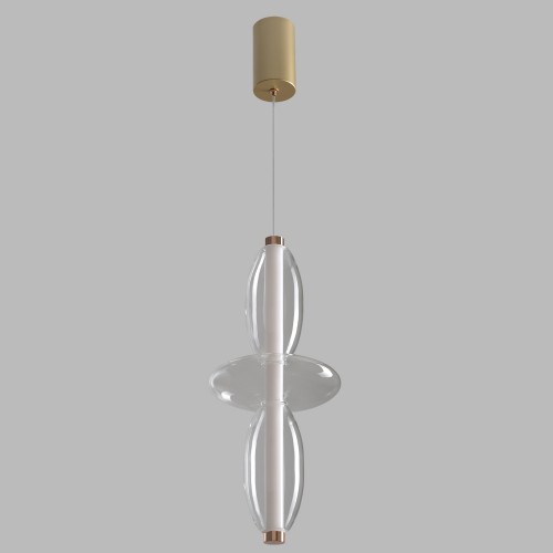 Светильник подвесной Crystal Lux QUASAR SP14W LED TRANSPARENT