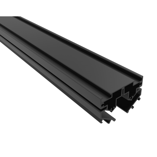 Встраиваемый магнитный шинопровод в натяжной ПВХ потолок Crystal Lux CLT 0.136 01 L2000 BL