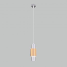 Подвесной светодиодный светильник 50204/1 LED матовое серебро/матовое золото Eurosvet