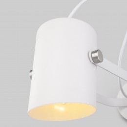 Настенный светильник 20092/1 белый / сатин никель Eurosvet