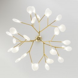 Умный подвесной светильник 341 золото / белый Bogate's