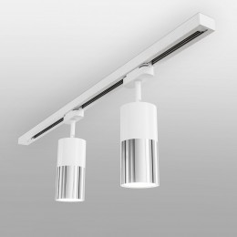 Basic System Трековый светильник 6W 4200K Avantag Белый матовый/хром LTB27 Elektrostandard