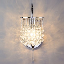 Бра с хрусталем 3222/1 хром Eurosvet