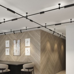 Esthetic Magnetic Трековый светильник 12W 3000K чёрный 85121/01 Elektrostandard