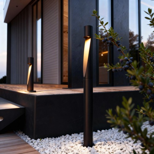 Ландшафтный светильник Recess 3000K черный 35177/F черный Elektrostandard